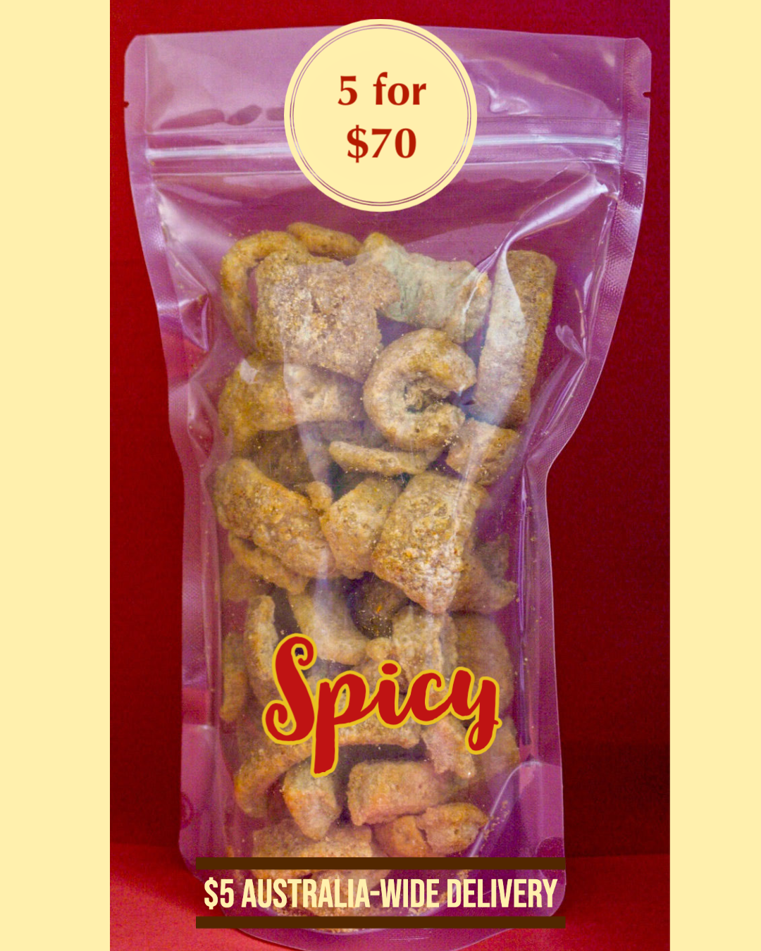 Box of 5 - Original / Spicy Flavour